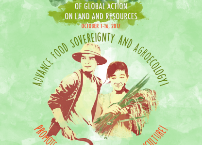 16 Days of Global Action: Advance Food Sovereignty and Agroecology! Promote Youth’s Participation in Agriculture!