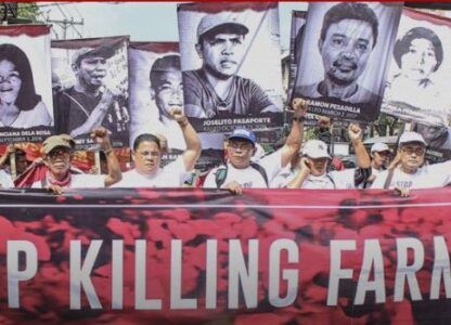 One killed every week for defending right to land in the Philippines