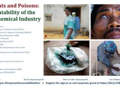 The International Day for the Eradication of Poverty: Pesticides impoverish and poison rural communities, says new PANAP report