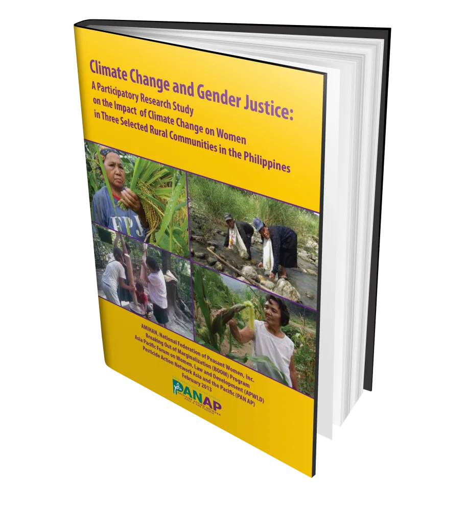 Climate Change and Gender Justice: A Participatory Research Study on the Impact of Climate Change on Women in Three Selected Rural Communities in the Philippines