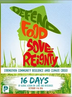 Defend Food Sovereignty! Strengthen community resilience amid climate crisis!