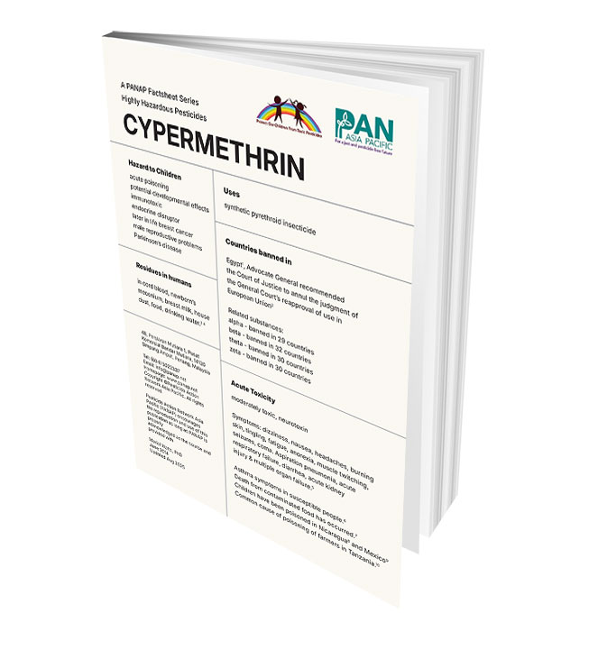 20 Pesticides Toxic to Children Factsheet: Cypermethrin
