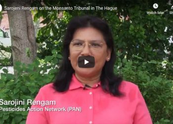 Sarojeni Rengam On The Monsanto Tribunal In The Hague