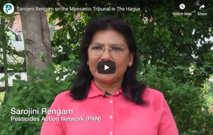 Sarojeni Rengam On The Monsanto Tribunal In The Hague