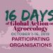 16 Days of Global Action on Agroecology 2019 – participating Groups