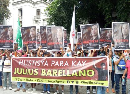 Bring to justice the killers of Filipino farm worker leader, end impunity