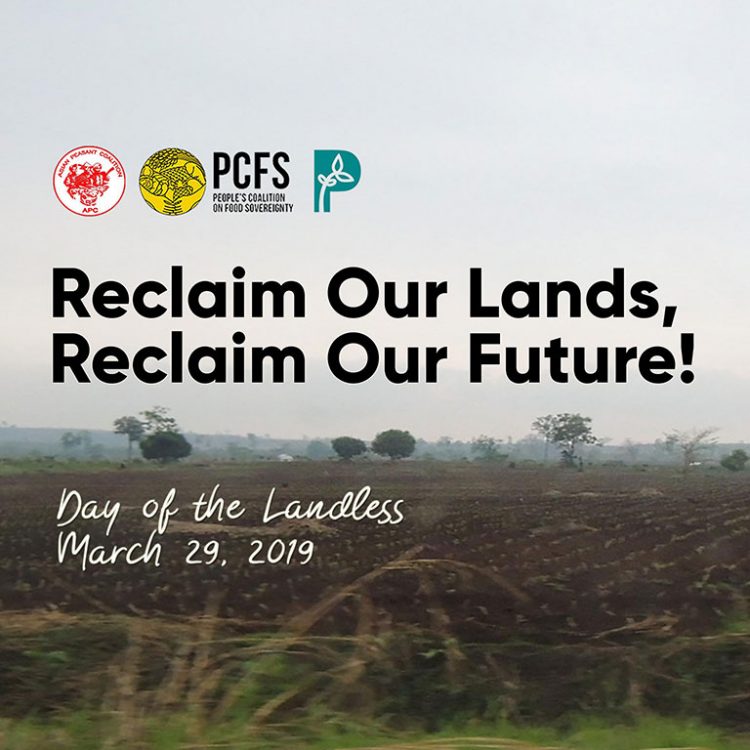 Day of the Landless 2019: Reclaim our Lands, Reclaim our Future!