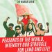 With vigor of the youth, intensify the struggle for land and life!