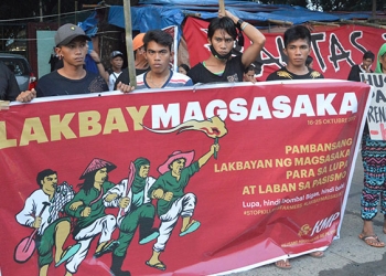 Farmers’ caravan to Manila highlights fight vs. land grabs, fascism