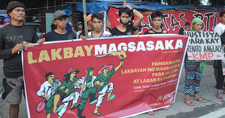 Farmers’ caravan to Manila highlights fight vs. land grabs, fascism