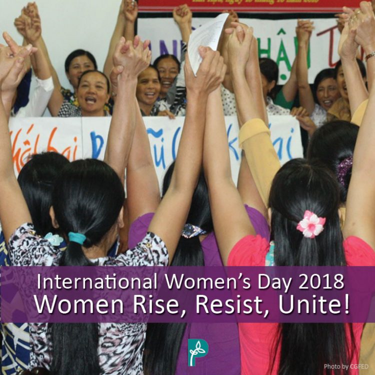 International Women’s Day 2018: Women rise, resist, unite!