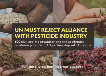Global Outrage at FAO Plans to Partner with Pesticide Industry