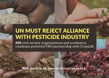 Global Outrage at FAO Plans to Partner with Pesticide Industry