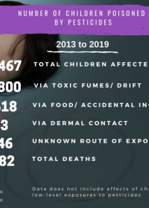 Cases, Studies and Newspaper Articles on Children Being Poisoned by Pesticides