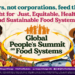 #SiegeTheSummit: Reclaim our land, seeds, and rights! End Neoliberal Food Systems Now!
