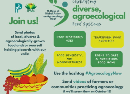 16 Days of Global Action on Agroecology 2021: Celebrating diverse, agroecological food systems