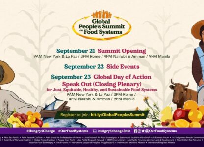 Counter-summit challenges corporate-led UN Food Systems Summit