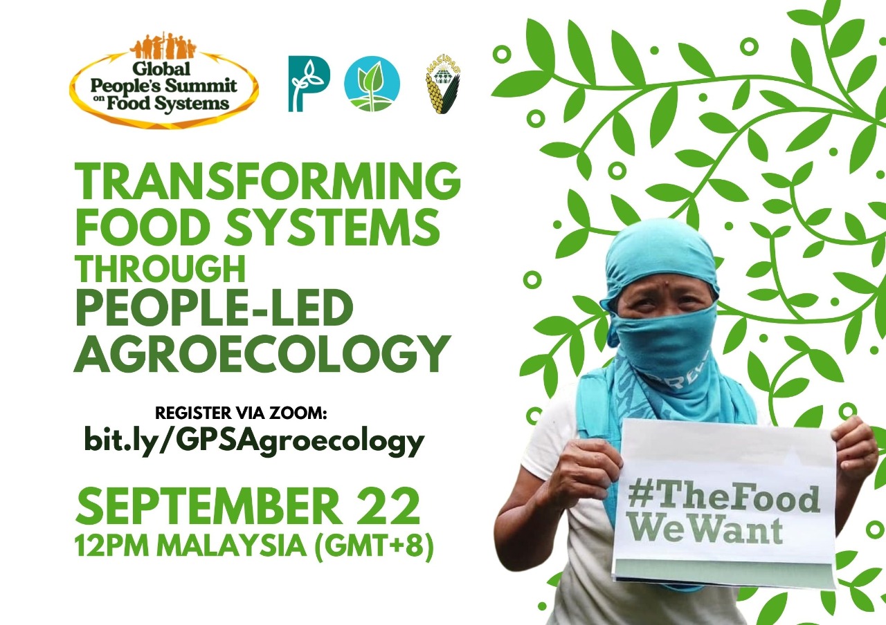 Transforming food systems through people-led agroecology