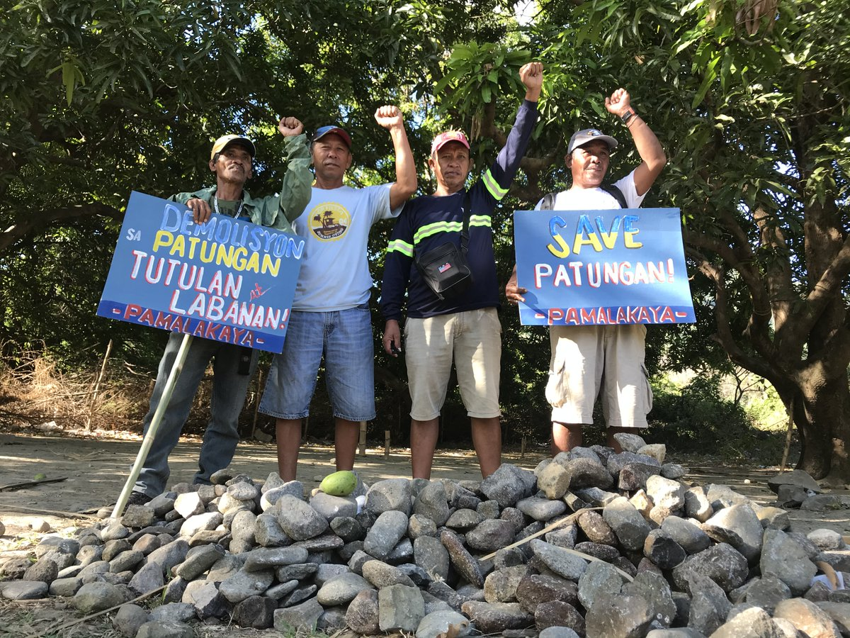 Stop the displacement and repression of Patungan fisherfolk in the Philippines