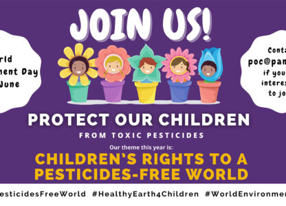 Join Us To Protect Our Children from Toxic Pesticides!