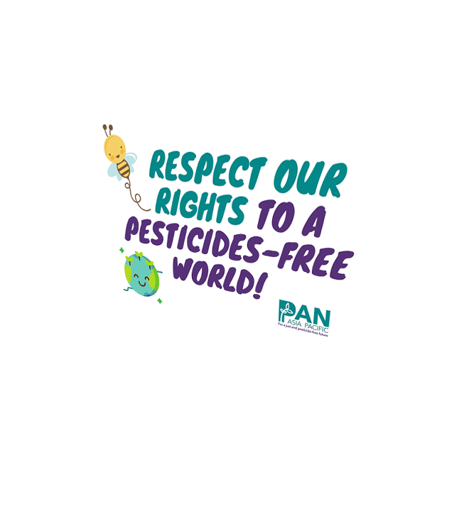 Respect Our Rights to a Pesticides-Free World! [Placard]