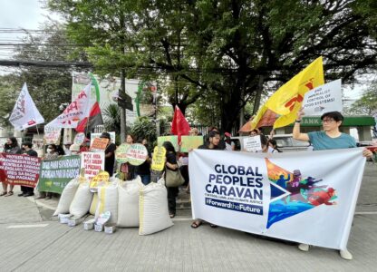 Zero hope for zero hunger: Break the chains of imperialism and forward the future free of hunger, dispossession, and destruction!