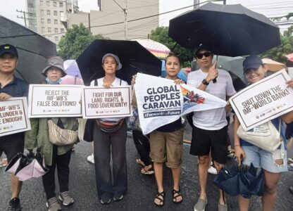 80 years is enough: Fight for food, land, and climate justice! Shut down the IMF-World Bank!