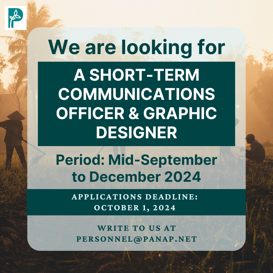 Job Opportunity for Communications Officer & Graphic Designer