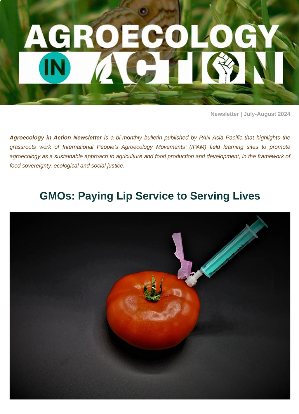 Agroecology in Action Newsletter [2024 July-August]