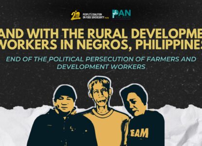 Defend PDG: Stop the attacks against farmers and development workers in Negros!