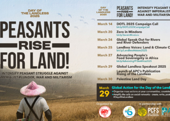 Peasants Rise for Land! Assert Our Rights to Our Resources, Reclaim Our Food Systems!