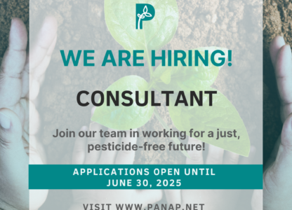 We are Hiring! Join Us and Contribute to Advancing A Just and Pesticide-Free World!