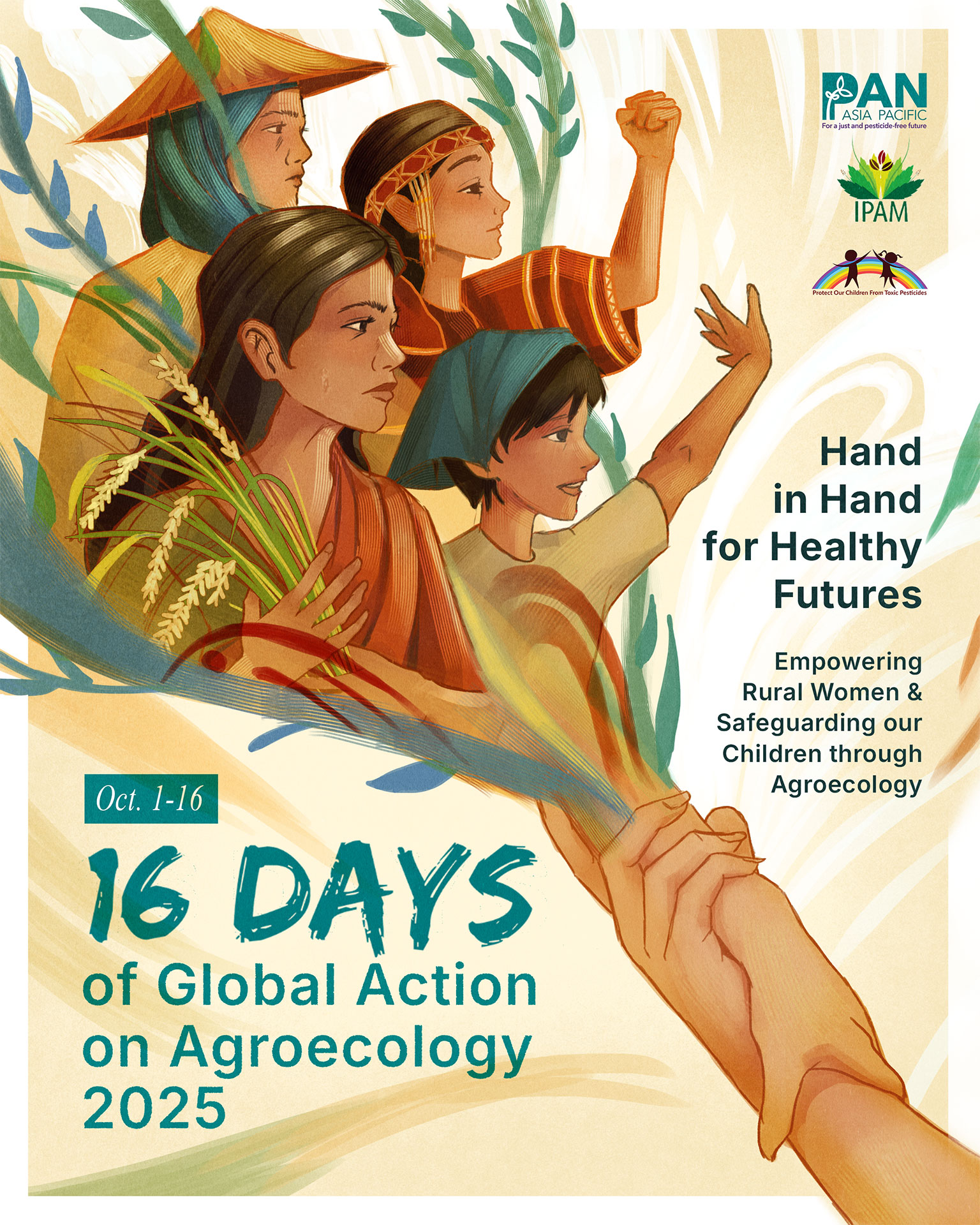 16 Days of Global Action on Agroecology: Hand in Hand for Healthy Futures: Empowering Rural Women & Safeguarding Our Children through Agroecology