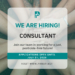 Job Opportunity for a Consultant
