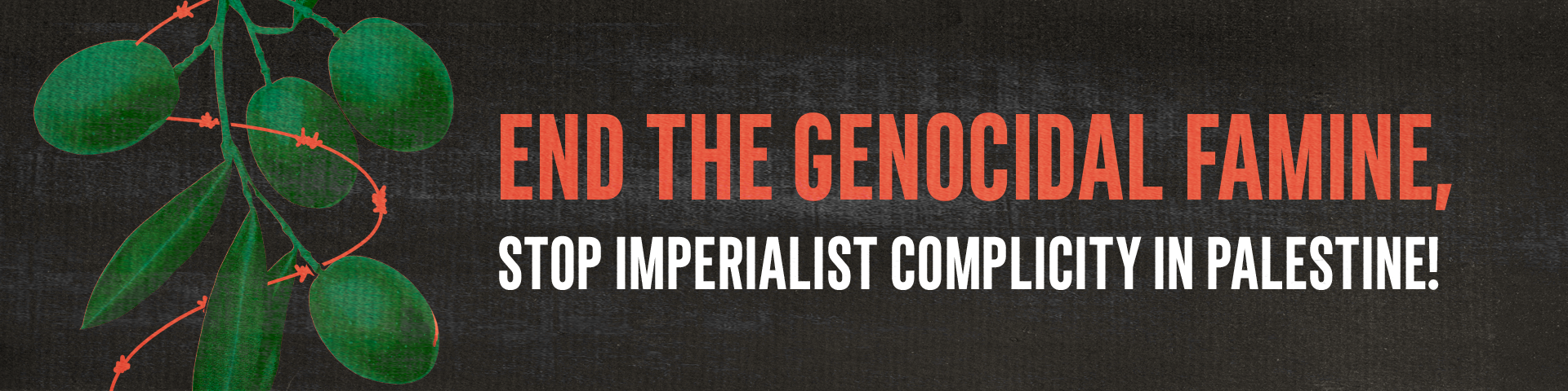 End the genocidal famine, stop imperialist complicity in Palestine!
