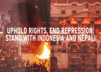 55 groups from 18 countries stand against corruption, repression in Indonesia and Nepal