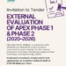 Invitation to tender: External evaluation of APEX Phase 1 & Phase 2 (2020–2026)