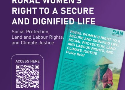 Social justice demands land rights and labour rights for rural women