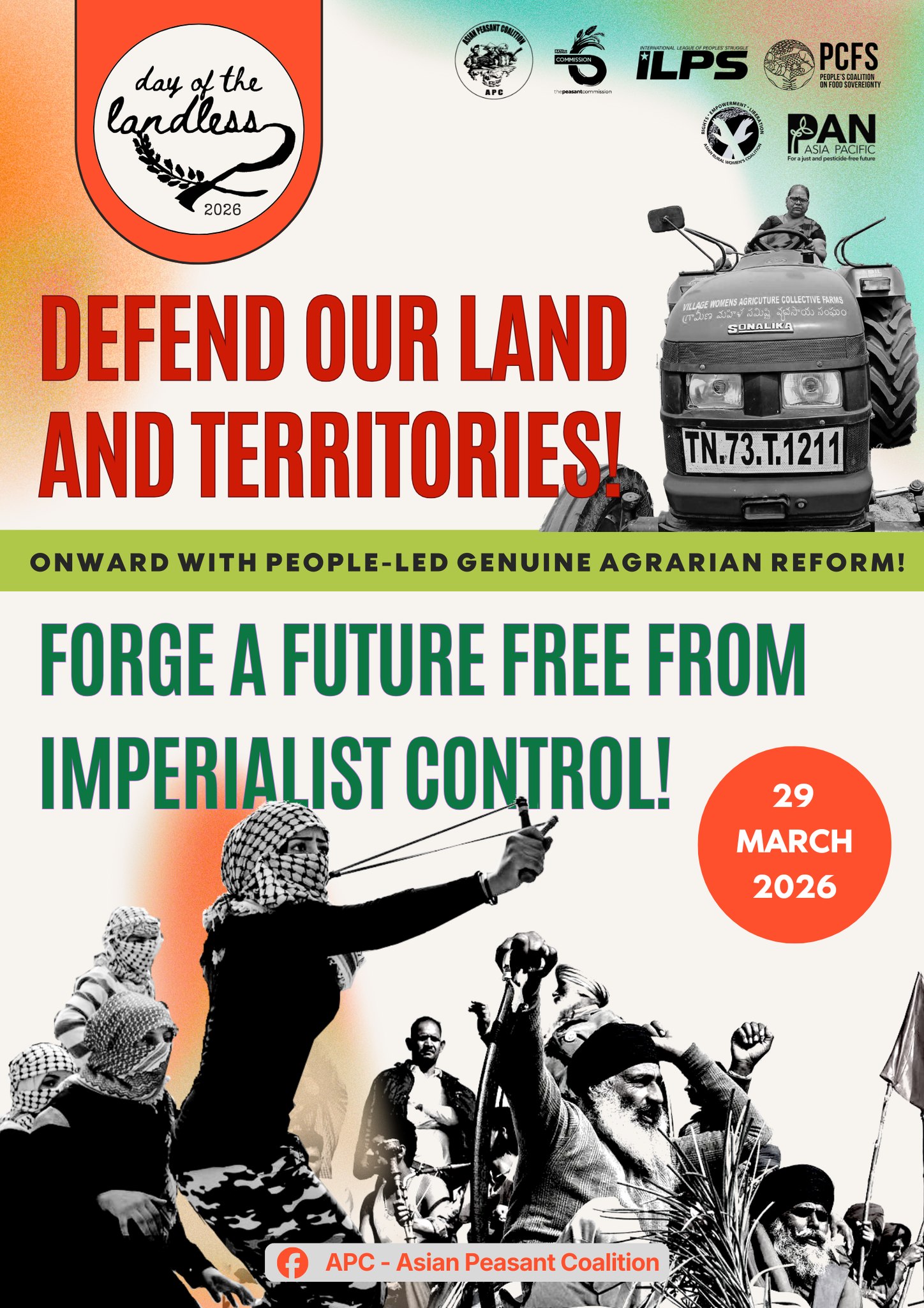 Day of the Landless 2026: Defend our land and territories! forge a future free from imperialist control! onward with people-led genuine agrarian reform!