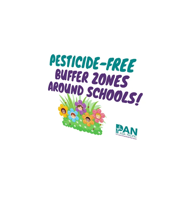 Pesticide-Free Buffer Zones Around Schools! [Placard]