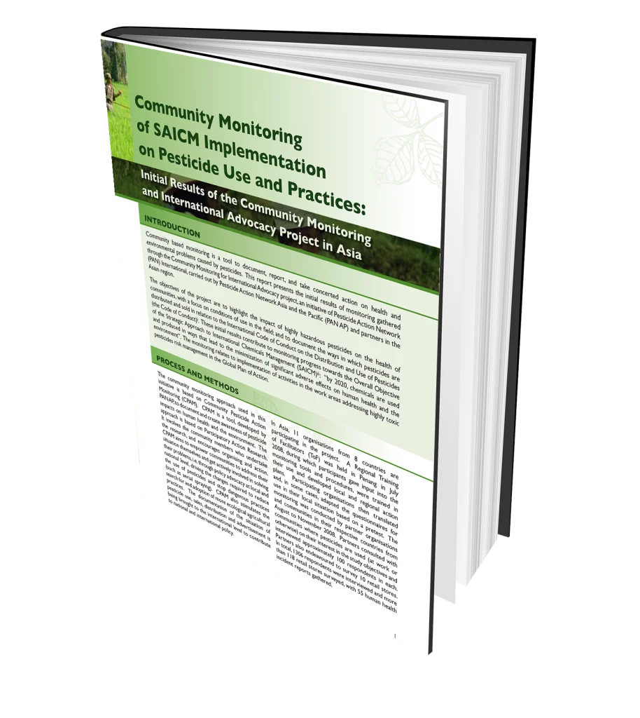 Community Monitoring of SAICM Implementation on Pesticide Use and Practices