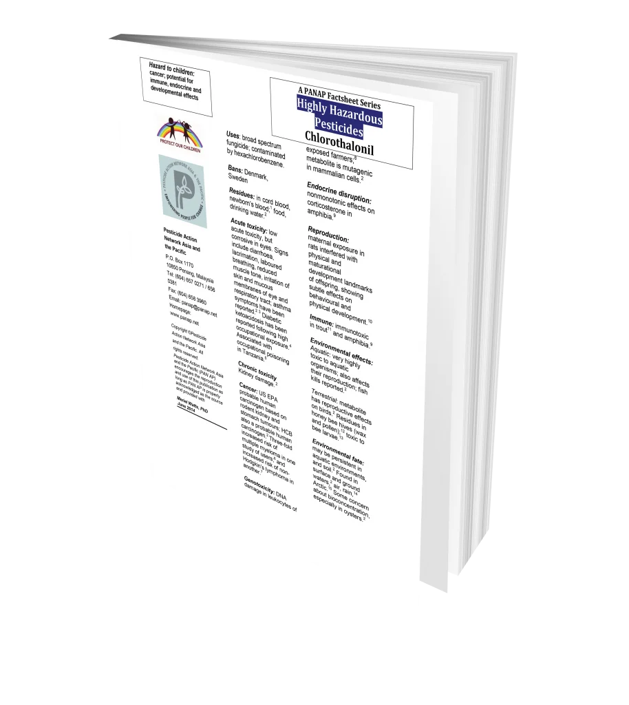 20 Pesticides Toxic to Children Factsheet: Chlorothalonil