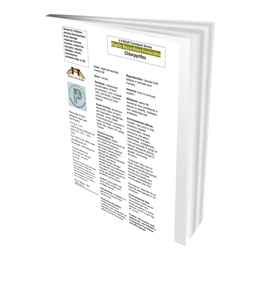 20 Pesticides Toxic to Children Factsheet: Chlorpyrifos