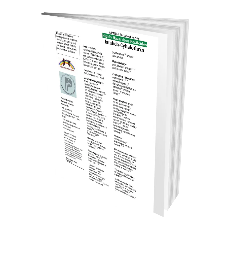 20 Pesticides Toxic to Children Factsheet: Lambda-cyhalothrin