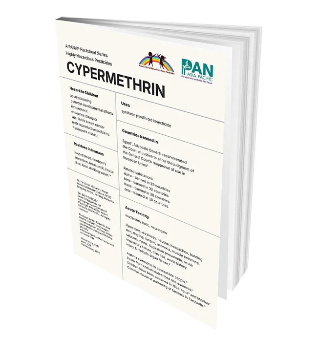 20 Pesticides Toxic to Children Factsheet: Cypermethrin