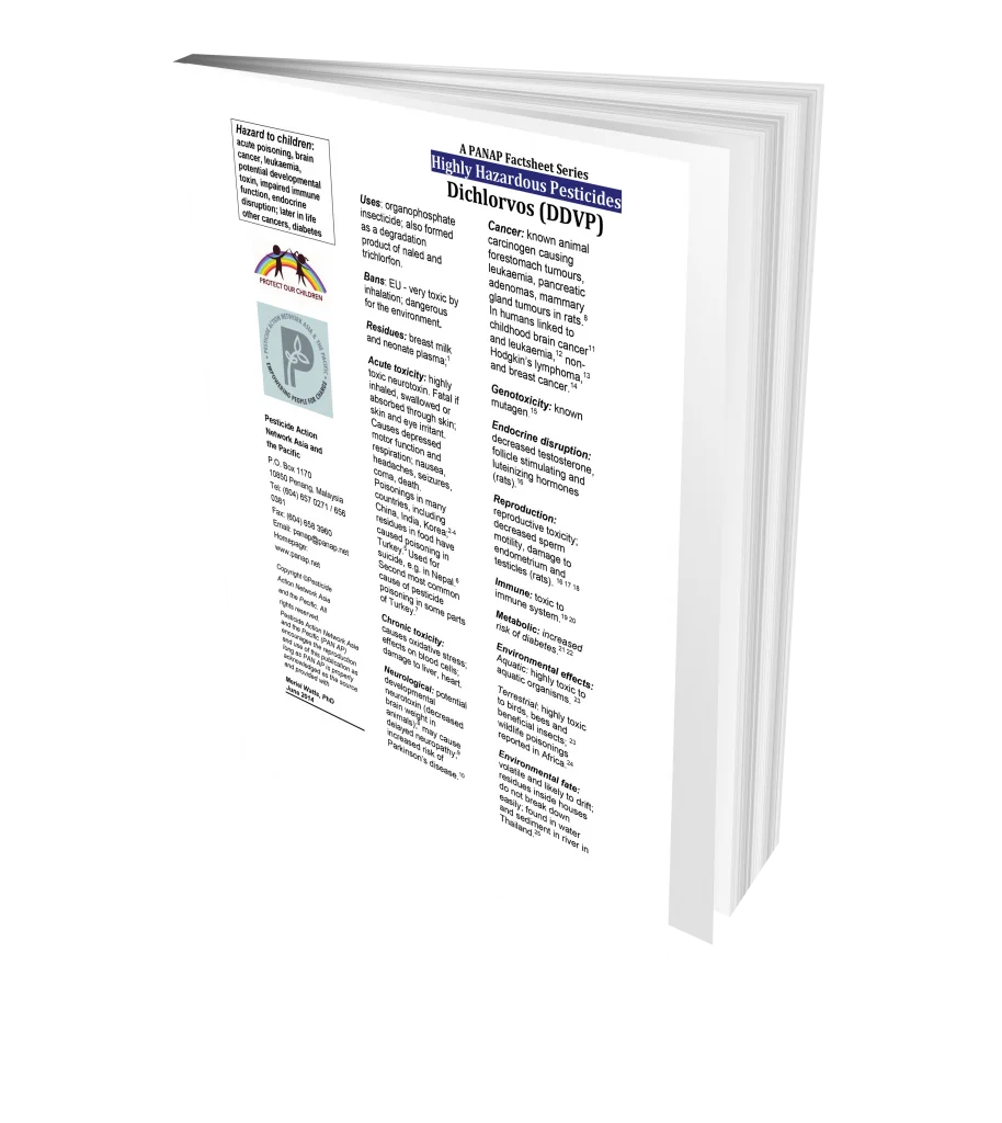 20 Pesticides Toxic to Children Factsheet: Dichlorvos