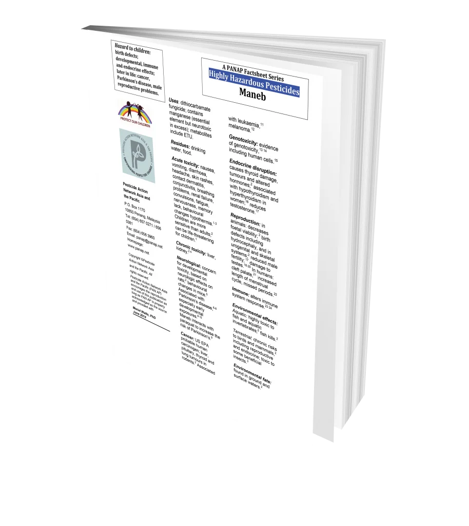 20 Pesticides Toxic to Children Factsheet: Maneb