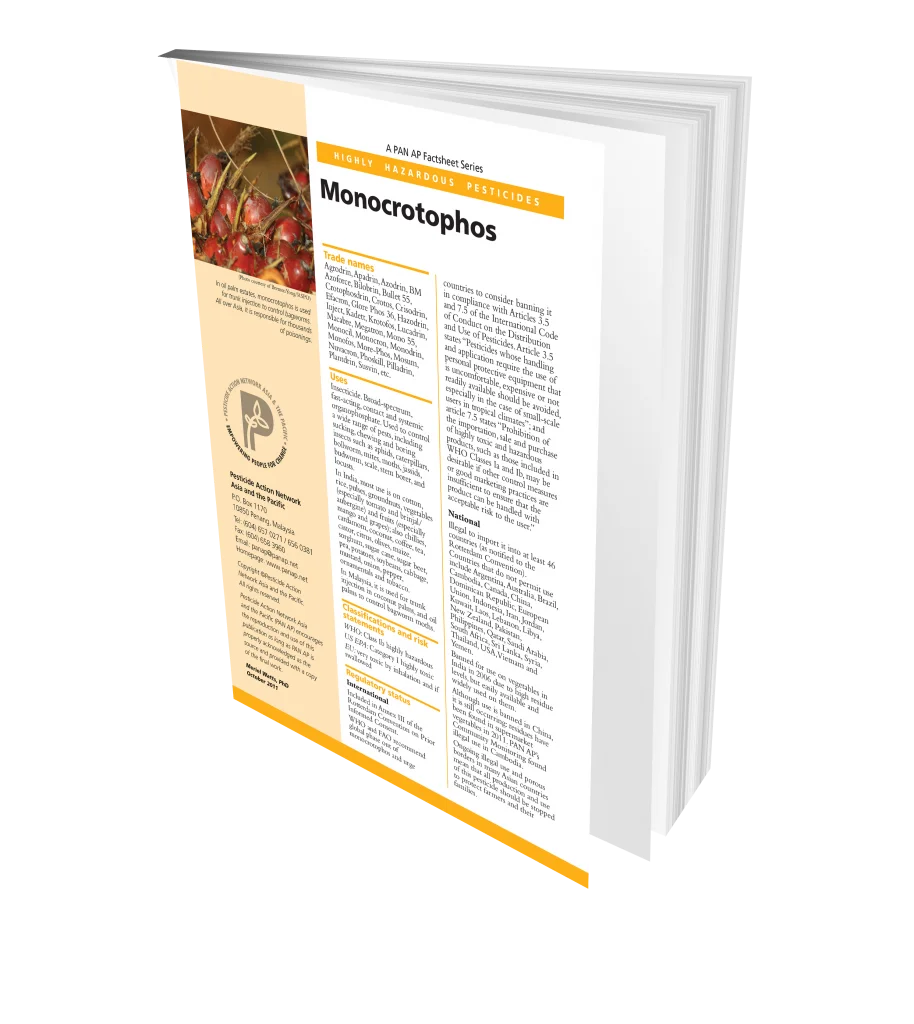 20 Pesticides Toxic to Children Factsheet: Monocrotophos