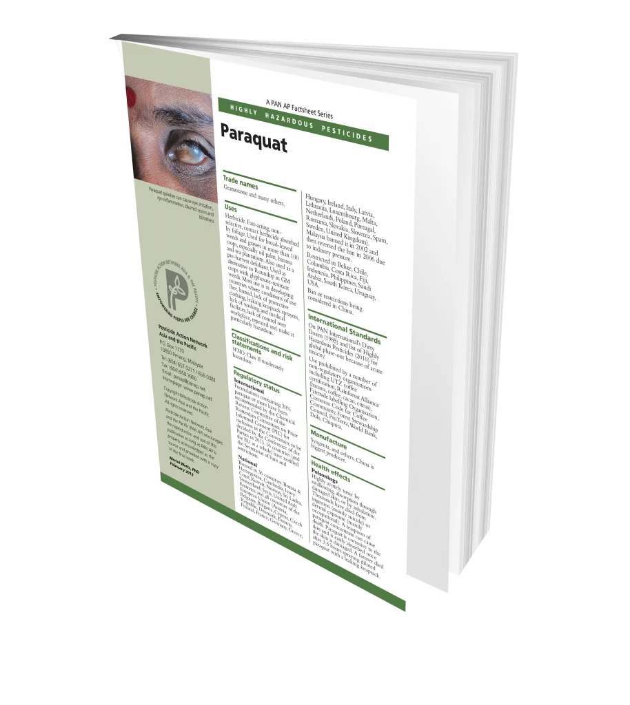 20 Pesticides Toxic to Children Factsheet: Paraquat