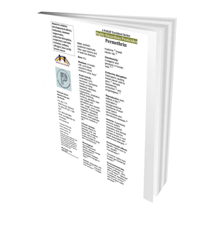20 Pesticides Toxic to Children Factsheet: Permethrin